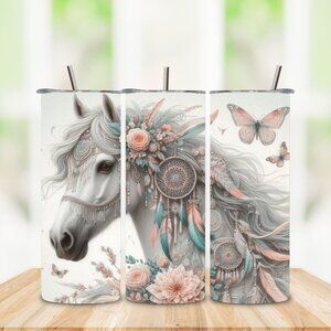 Horse Dreamcatcher 20oz Stainless Steel Tumbler